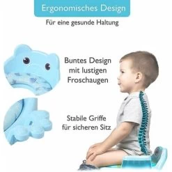 GTA Baby Toilet Reducer, Toilet Seat For Boys And Girls, Toilet Seat Cushion With Handle And Backrest, Adapter For Children's Toilet (Purple) -Comfort Bathroom Store 85324550 4