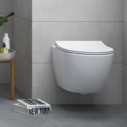 Vitra SENTO RIM-EX Compact Rimless Toilet Bowl Only, 49.5cm (7747-003-0075) -Comfort Bathroom Store 85481441 2