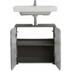 Sink Vanity Unit Line Smokey Silver Trendteam -Comfort Bathroom Store 85552679 3