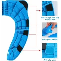 Blue Baby Foldable Toilet Reducer Child Seat Reducer Toilet Travel Folding Travel Potty Seat For Children Baby, BR-Vie 9 Blue Baby Foldable Toilet Reducer Child Seat Reducer Toilet Travel Folding Travel Potty Seat For Children Baby, BR-Vie -Comfort Bathroom Store 85877786 3