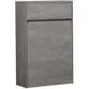 Balisa 500mm WC Unit Concrete Effect - Grey -Comfort Bathroom Store 86061176 1