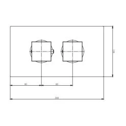Morval Concealed Valve Single Outlet Square Black (Cvp02K) -Comfort Bathroom Store 86061315 4
