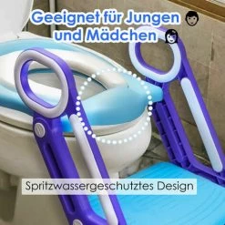 Non-slip Toilet Seat Stairs Toilet Seat For 1-7 Children 10 Non-slip Toilet Seat Stairs Toilet Seat For 1-7 Children -Comfort Bathroom Store 86406279 4