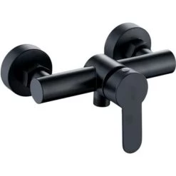 Single Lever Bathtub-Shower Mixer Bath Tap Set Shower Faucets Bathroom Faucet Integrated Check Valve Black Hot And Cold Water Mixer Valve