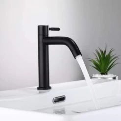 Matte Black Stainless Steel Bathroom Faucet -Comfort Bathroom Store 86503627 3