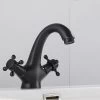 Traditional Victorian Integral Basin Faucet Vintage Double Cross Handle Bathroom Faucet,Hegu -Comfort Bathroom Store 86503762 1
