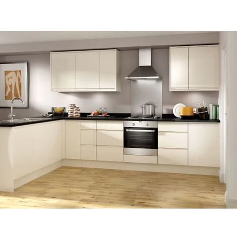 Laminate Worktop - Taurus Black Gloss 600mm X 38 Mm X 3m 6 Laminate Worktop - Taurus Black Gloss 600mm X 38 Mm X 3m - Image 4