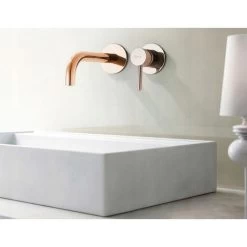 Concealed Basin Faucet Rea Lungo Rose Gold + Box -Comfort Bathroom Store 87084299 4