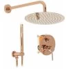 Concealed Shower Set Rea Lungo Rose Gold + Box 2 Concealed Shower Set Rea Lungo Rose Gold + Box -Comfort Bathroom Store 87084302 1