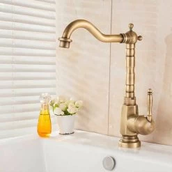 Basin Faucet Rea Bona Old Gold High -Comfort Bathroom Store 87084304 4