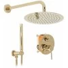 Concealed Shower Set Rea Lungo Gold + Box -Comfort Bathroom Store 87084318 1