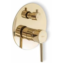 Concealed Shower Set Rea Lungo Gold + Box -Comfort Bathroom Store 87084318 3