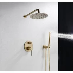 Concealed Shower Set Rea Lungo Gold + Box -Comfort Bathroom Store 87084318 5