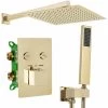 Concealed Thermostatic Shower Set Rea Fenix Davis Gold + Box -Comfort Bathroom Store 87084388 1