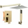 Concealed Shower Set Rea Fenix Gold + Box -Comfort Bathroom Store 87084470 1