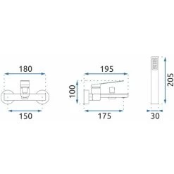 Bath Faucet Rea Creek Black 9 Bath Faucet Rea Creek Black -Comfort Bathroom Store 87084502 4