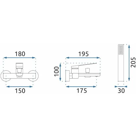 Bath Faucet Rea Creek Black 6 Bath Faucet Rea Creek Black - Image 4