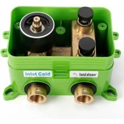 Concealed Shower Set Rea Parker Brush Gold + Box -Comfort Bathroom Store 87084882 5