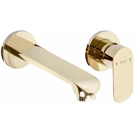 Concealed Basin Faucet Rea Hyper Gold + Box 3 Concealed Basin Faucet Rea Hyper Gold + Box