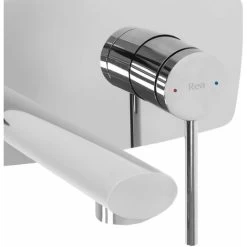 Concealed Basin Faucet Rea Oval Chrome + Box -Comfort Bathroom Store 87084991 3