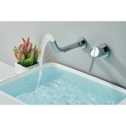 Concealed Basin Faucet Rea Lungo Long Chrome + Box -Comfort Bathroom Store 87085054 3