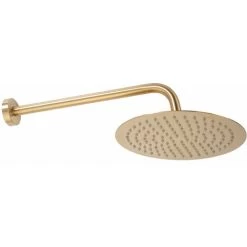 Concealed Shower Set Rea Lungo Brush Gold + Box -Comfort Bathroom Store 87085079 4