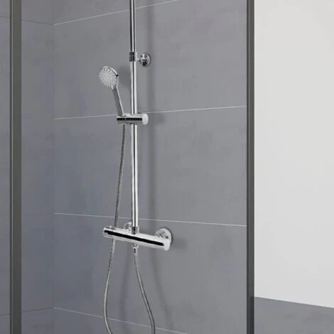 Complete Overhead Shower System PERFECT NEO Chrome CORNAT 4 Complete Overhead Shower System PERFECT NEO Chrome CORNAT - Image 2