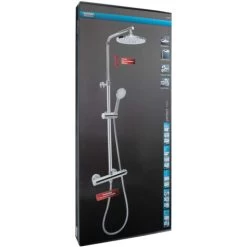 Complete Overhead Shower System PERFECT NEO Chrome CORNAT 10 Complete Overhead Shower System PERFECT NEO Chrome CORNAT -Comfort Bathroom Store 87151204 4