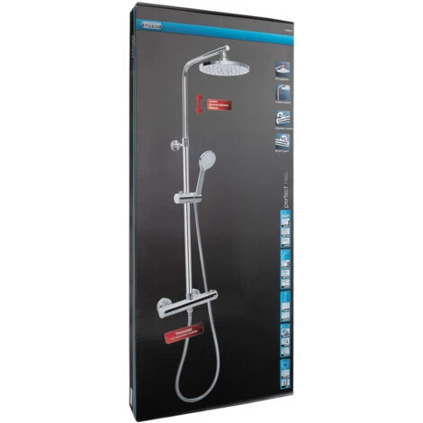 Complete Overhead Shower System PERFECT NEO Chrome CORNAT 6 Complete Overhead Shower System PERFECT NEO Chrome CORNAT - Image 4