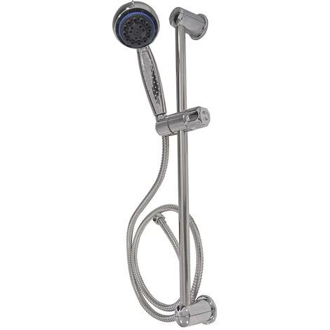 Massaging Showerhead Set With 8 Settings Curaçao Chrome 91120 RIDDER 3 Massaging Showerhead Set With 8 Settings Curaçao Chrome 91120 RIDDER