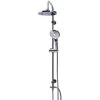 Rainshower Set With Massaging Showerhead Bahamas Chrome 91440 RIDDER