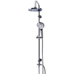 Rainshower Set With Massaging Showerhead Bahamas Chrome 91440 RIDDER
