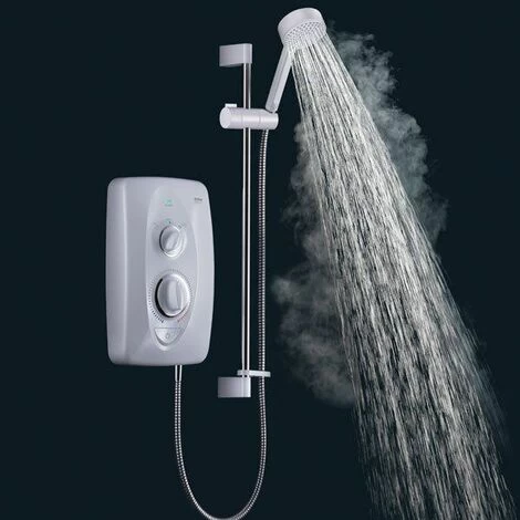 Mira Jump Electric Shower 9.5kW Clearscale White & Chrome 5 Spray 1.1788.011 3 Mira Jump Electric Shower 9.5kW Clearscale White & Chrome 5 Spray 1.1788.011