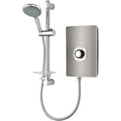 Triton Aspirante Electric Shower 8.5kW Gun Metal Modern 5 Spray -Comfort Bathroom Store 8755421 5