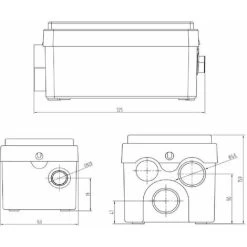 Flo-Force Elite Macerator Lifting Station Waste Pump 2 Inlets Basin Shower Bath -Comfort Bathroom Store 8755448 4