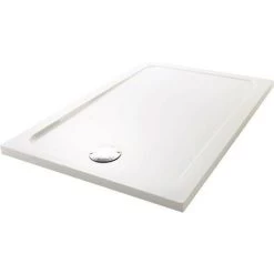 Mira Flight Shower Enclosure Tray Low Profile Rectangular Stone & Waste 1200x800