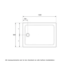 Mira Flight Shower Enclosure Tray Low Profile Rectangular Stone & Waste 1200x800 9 Mira Flight Shower Enclosure Tray Low Profile Rectangular Stone & Waste 1200x800 -Comfort Bathroom Store 8755454 3