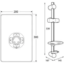 Triton Aspirante Electric Shower 9.5kW White Gloss 3 Spray Modern 9 Triton Aspirante Electric Shower 9.5kW White Gloss 3 Spray Modern -Comfort Bathroom Store 8755464 3