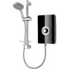 Triton Aspirante Electric Shower 8.5kW Modern Black Gloss 5 Spray -Comfort Bathroom Store 8755465 1