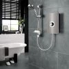 Triton Aspirante Electric Shower - Gun Metal 9.5kW -Comfort Bathroom Store 8755469 1