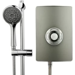 Triton Aspirante Electric Shower - Gun Metal 9.5kW -Comfort Bathroom Store 8755469 4