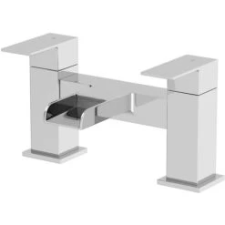 Waterfall Bathroom Basin Mono Mixer Tap Bath Mixer Tap Set Chrome Lever Modern -Comfort Bathroom Store 8755926 5