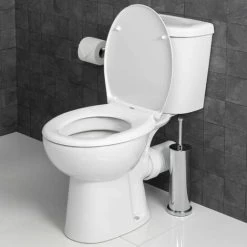 Croydex Flexi-Fix Constance Thermoset Plastic Toilet Seat White -Comfort Bathroom Store 8755940 2