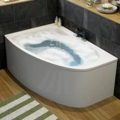 Affine Operette Corner Bath Left Hand With Panel