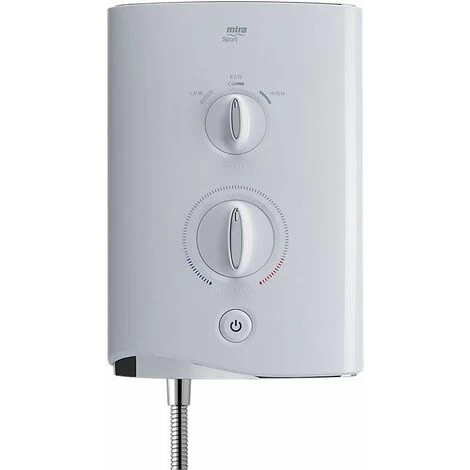 Mira Sport Multi-Fit Electric Shower 9.0kW White & Chrome 6 Mira Sport Multi-Fit Electric Shower 9.0kW White & Chrome - Image 4