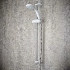 Mira Nectar Shower Fittings Kit + 1.25m Hose - White/Chrome -Comfort Bathroom Store 8756550 2