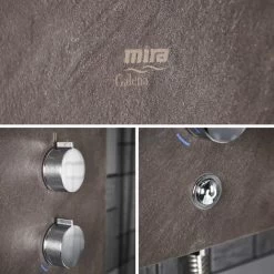 Mira Galena Electric Shower - 9.8kW Slate Effect -Comfort Bathroom Store 8756635 3