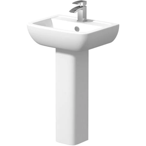 Affine Amelie Full Pedestal Bathroom Sink 6 Affine Amelie Full Pedestal Bathroom Sink - Image 4