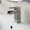 Modern Bathroom Waterfall Mono Basin Sink Mixer Tap Single Lever 2 Modern Bathroom Waterfall Mono Basin Sink Mixer Tap Single Lever -Comfort Bathroom Store 8756688 1
