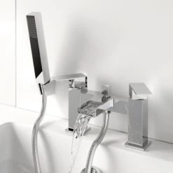 Architeckt Dakota Bath Shower Mixer Waterfall Tap -Comfort Bathroom Store 8756696 3